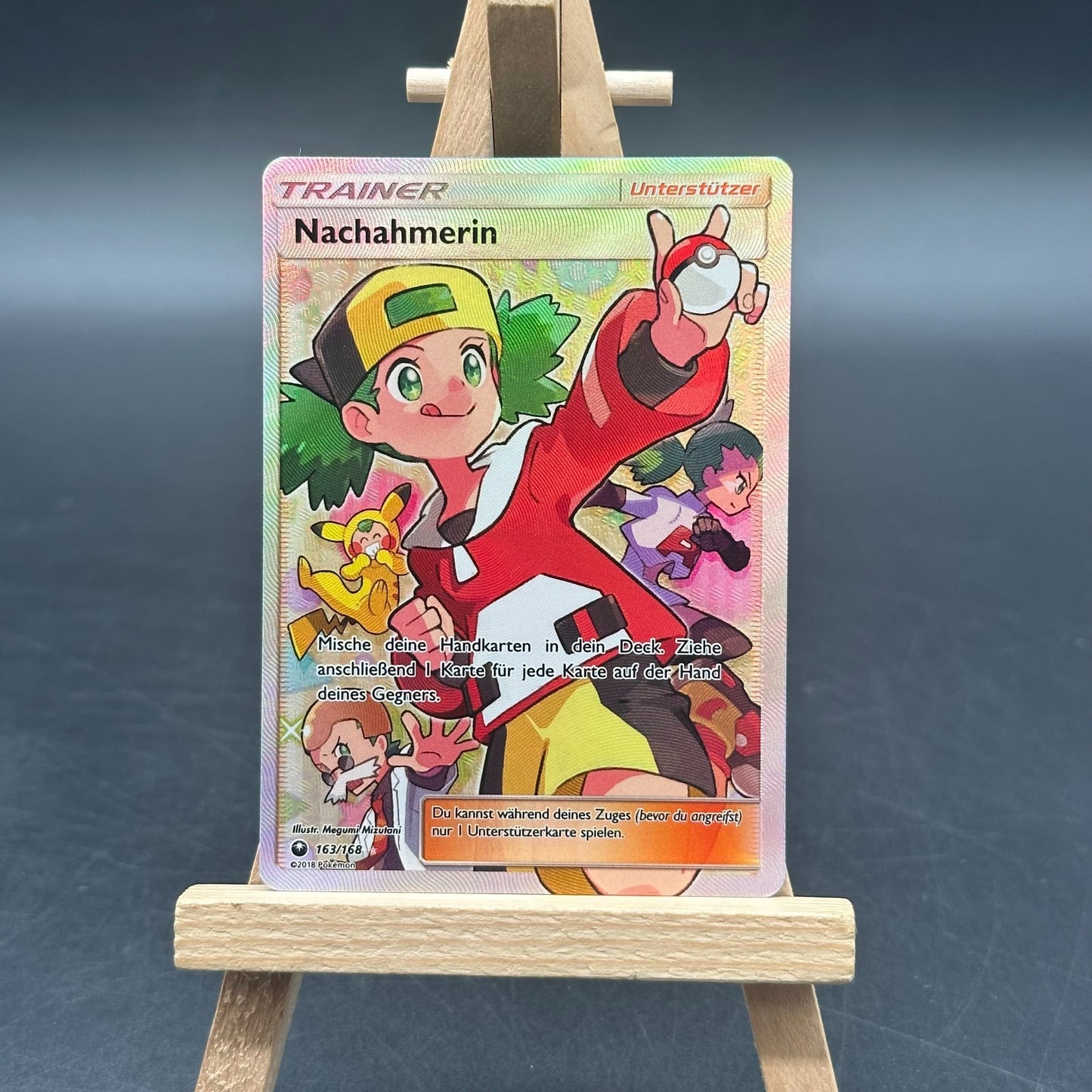 Pokémon Nachahmerin Full Art Sturm am Firmament 163/168 NM Deutsch