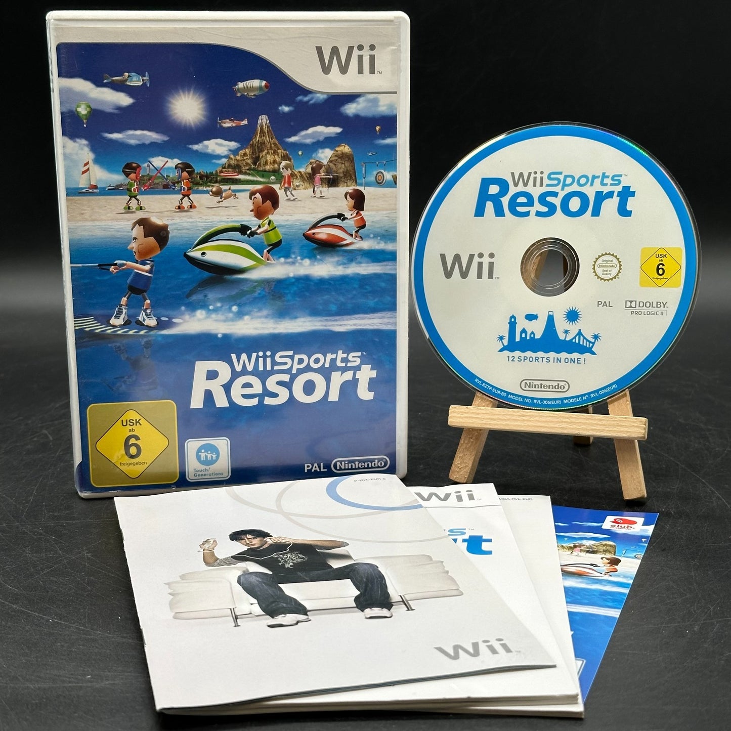 Wii Sports Resort – Nintendo Wii Spiel mit OVP – guter Zustand