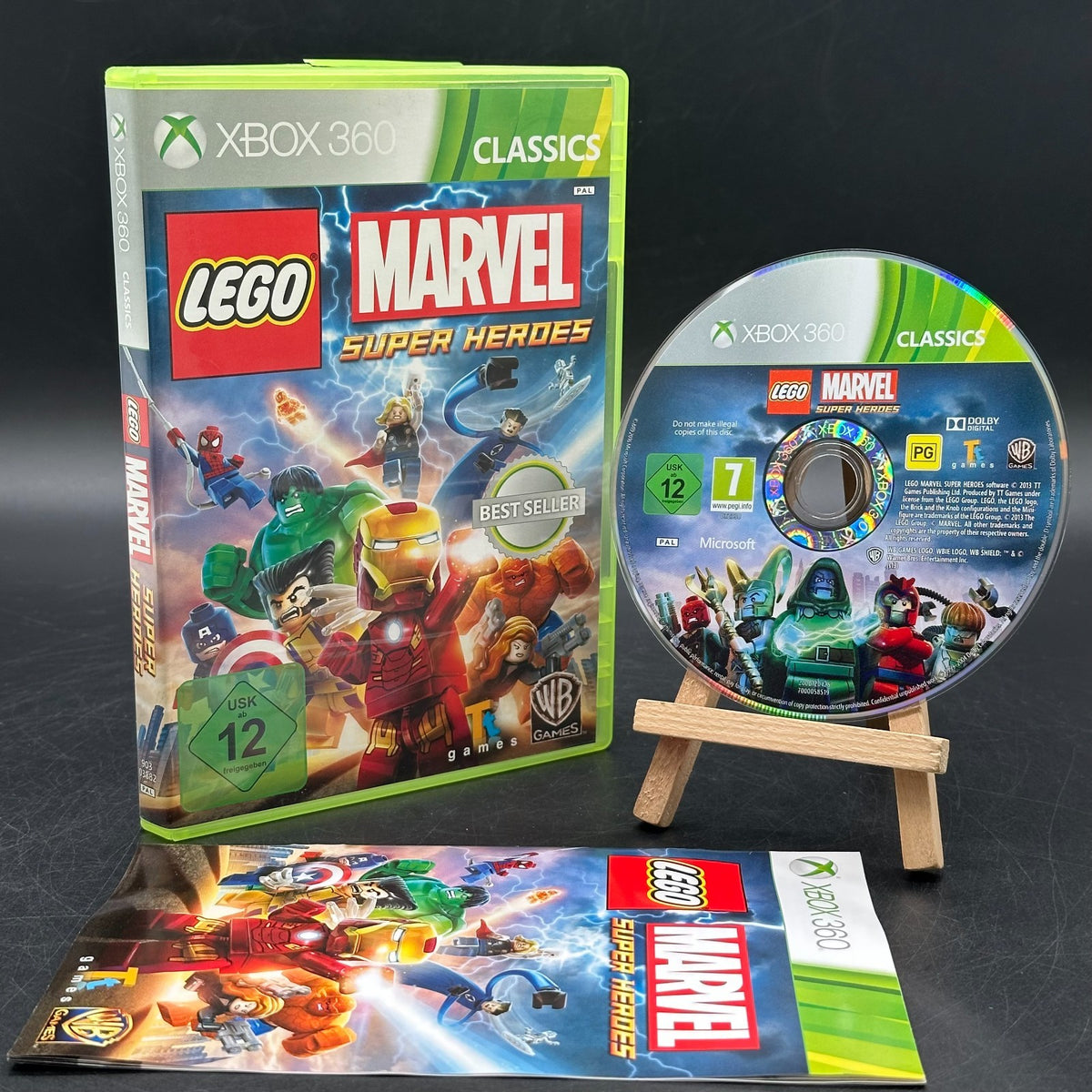 LEGO Marvel Super Heroes (Microsoft Xbox 360) - CD aufpoliert ✅