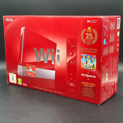 Konsole - Mario 25th Anniversary Edition - Nintendo Wii - Rot
