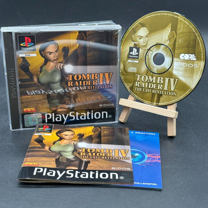 Tomb Raider 4 IV: The Last Revelation Sony Playstation - Disc poliert ✅
