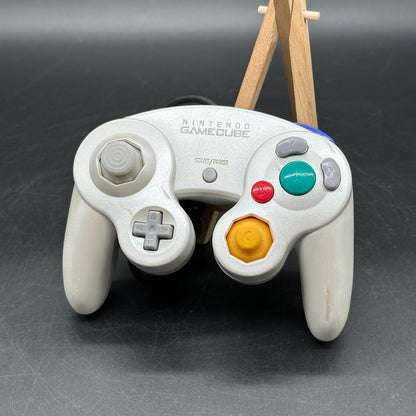 Original Nintendo GameCube Controller - Perlweiss Pearl White DOL-003