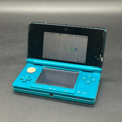 Nintendo 3DS Handheld Konsole - Aqua Blau - ohne Netzteil