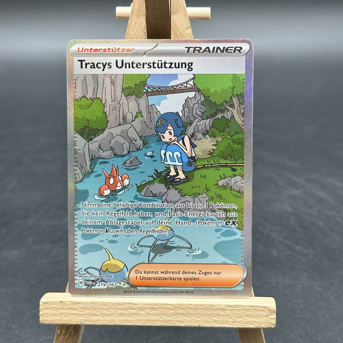 Tracys Unterstützung - Maskerade im Zwielicht - TWM 219 (Pokémon TCG, DE, NM)