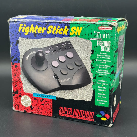 Super Nintendo Fighter Stick SN Asciiware in OVP - unbenutzt