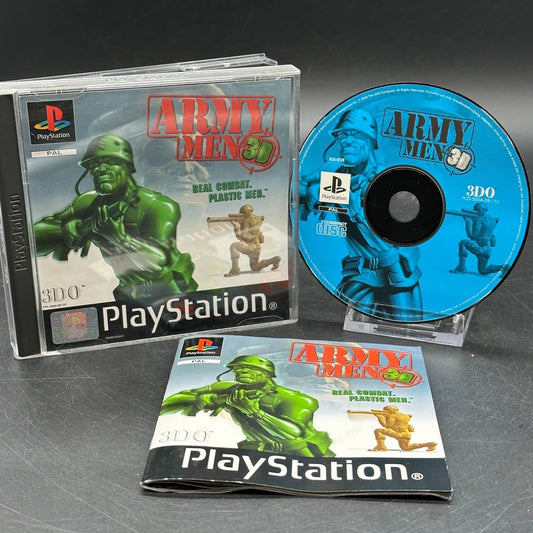 Army Men 3D- PS1 - Sony Playstation 1 - CD aufpoliert ✅