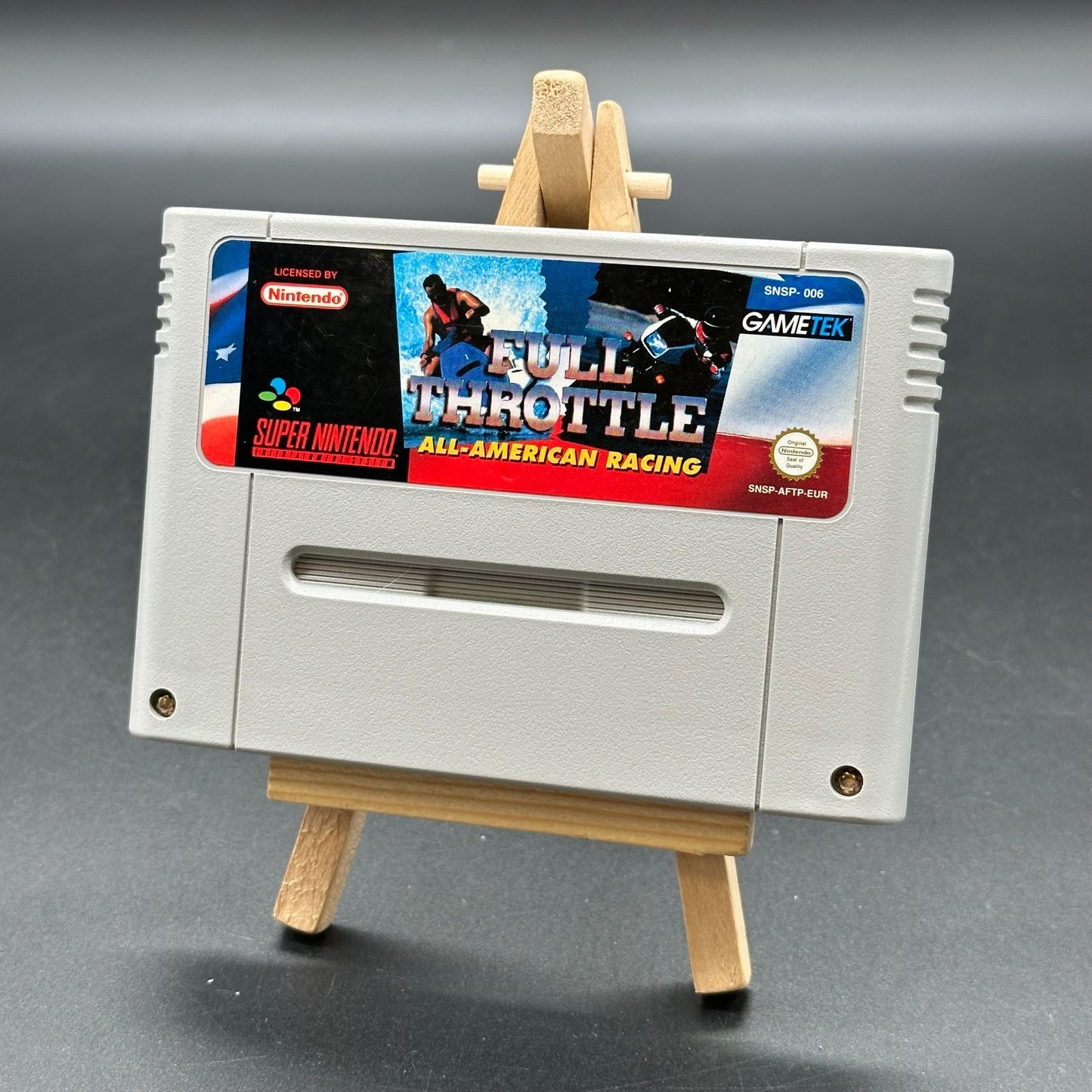 Full Throttle All-American Racing SNES Modul