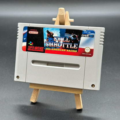 Full Throttle All-American Racing SNES Modul