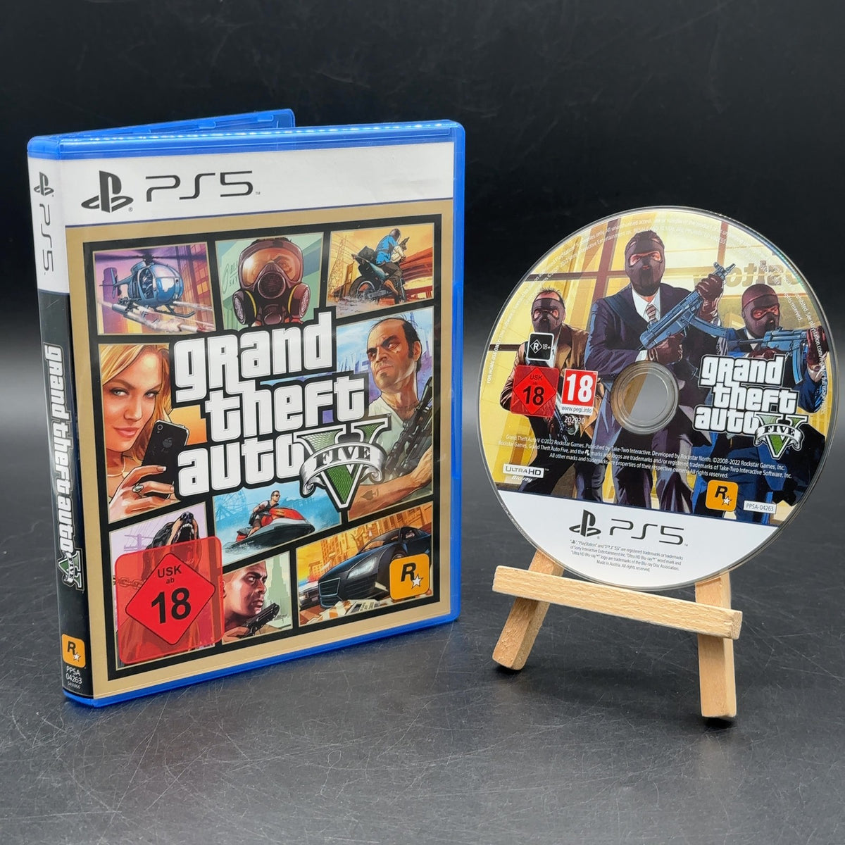 Grand Theft Auto V Sony PlayStation 5 PS5 PAL Spiel OVP 2022