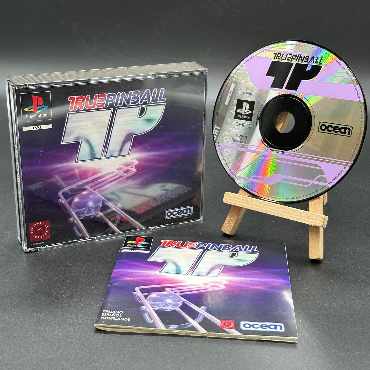 Sony Playstation 1 PS1 Spiel True Pinball CiB vollständig Händler