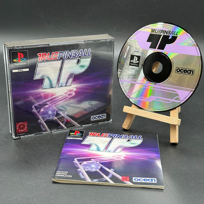 Sony Playstation 1 PS1 Spiel True Pinball CiB vollständig Händler