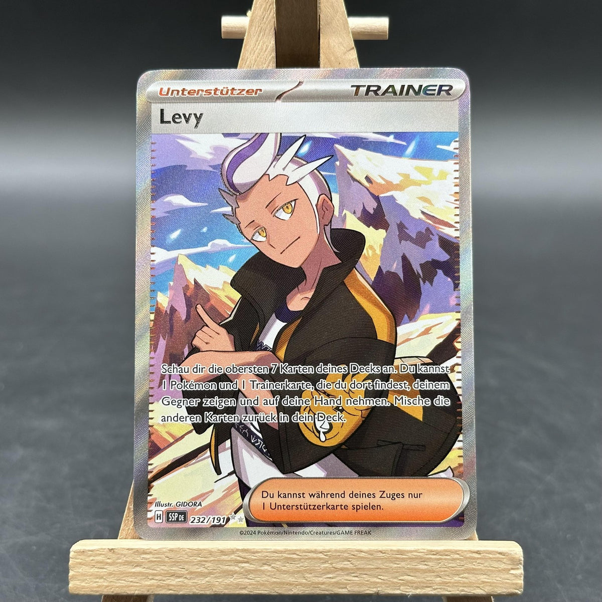 Levy - Stürmische Funken - SSP 232/191 (Pokémon TCG, Deutsch)