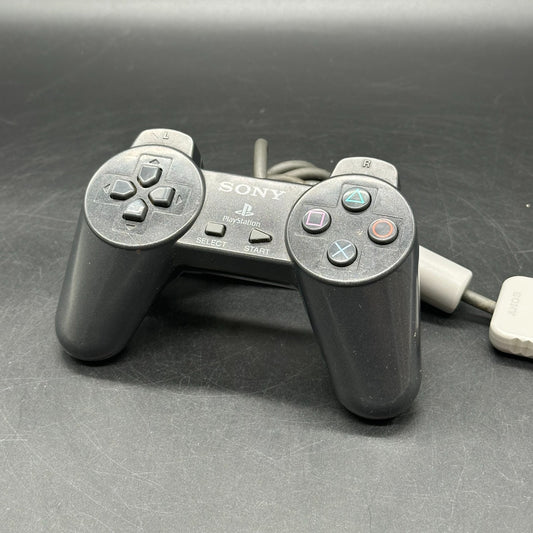 Sony PlayStation 1 / PS1 Controller Anthrazit / Schwarz (SCPH-1080)