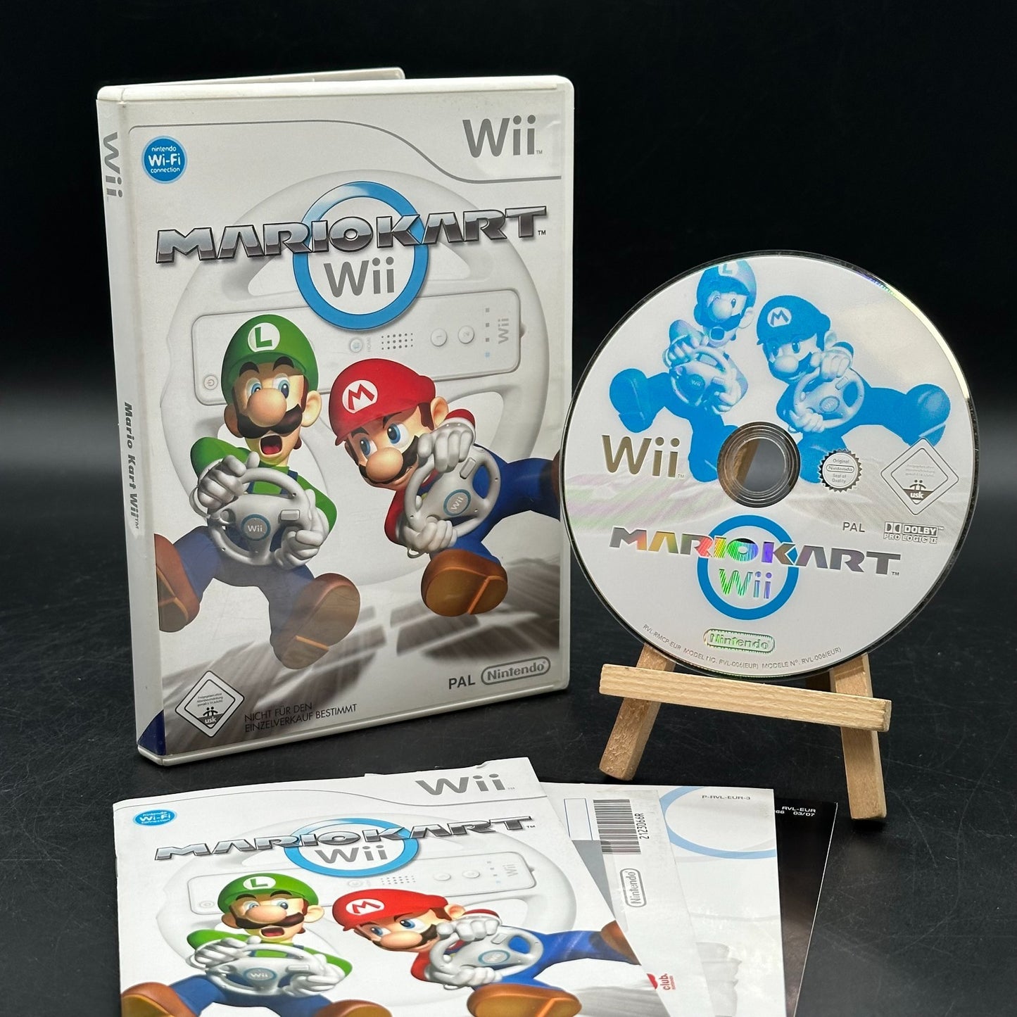 Mario Kart Wii (Nintendo Wii) - CD aufpoliert ✅