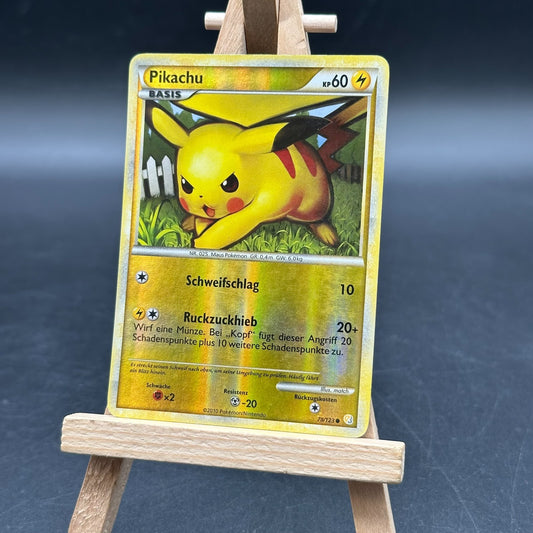Pikachu Pokemonkarte 78/123, Deutsch 2010 - Reverse Holo