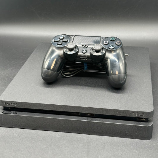 Sony PlayStation 4 Slim Konsole, 1TB, Schwarz inkl. Controller (CUH-2016B)