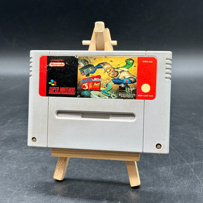 Earthworm Jim 2 - Super Nintendo (SNES) - Modul PAL (gebraucht)