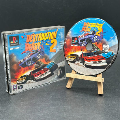 Destruction Derby 2 (Playstation 1, PS1) - CD aufpoliert ✅