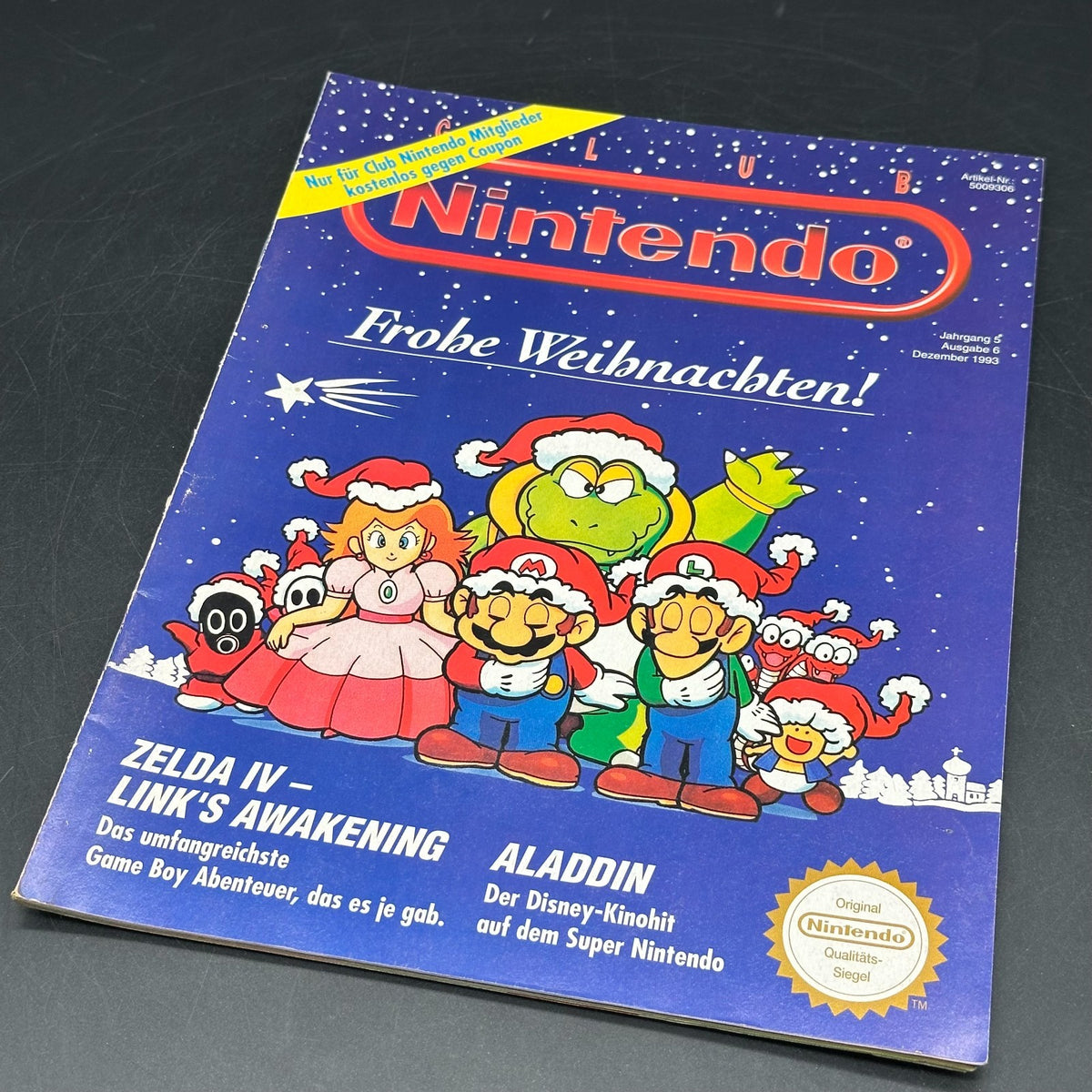 Club Nintendo Magazin – Frohe Weihnachten – Jahrgang 5 – Ausgabe 6 – Dez. 1993