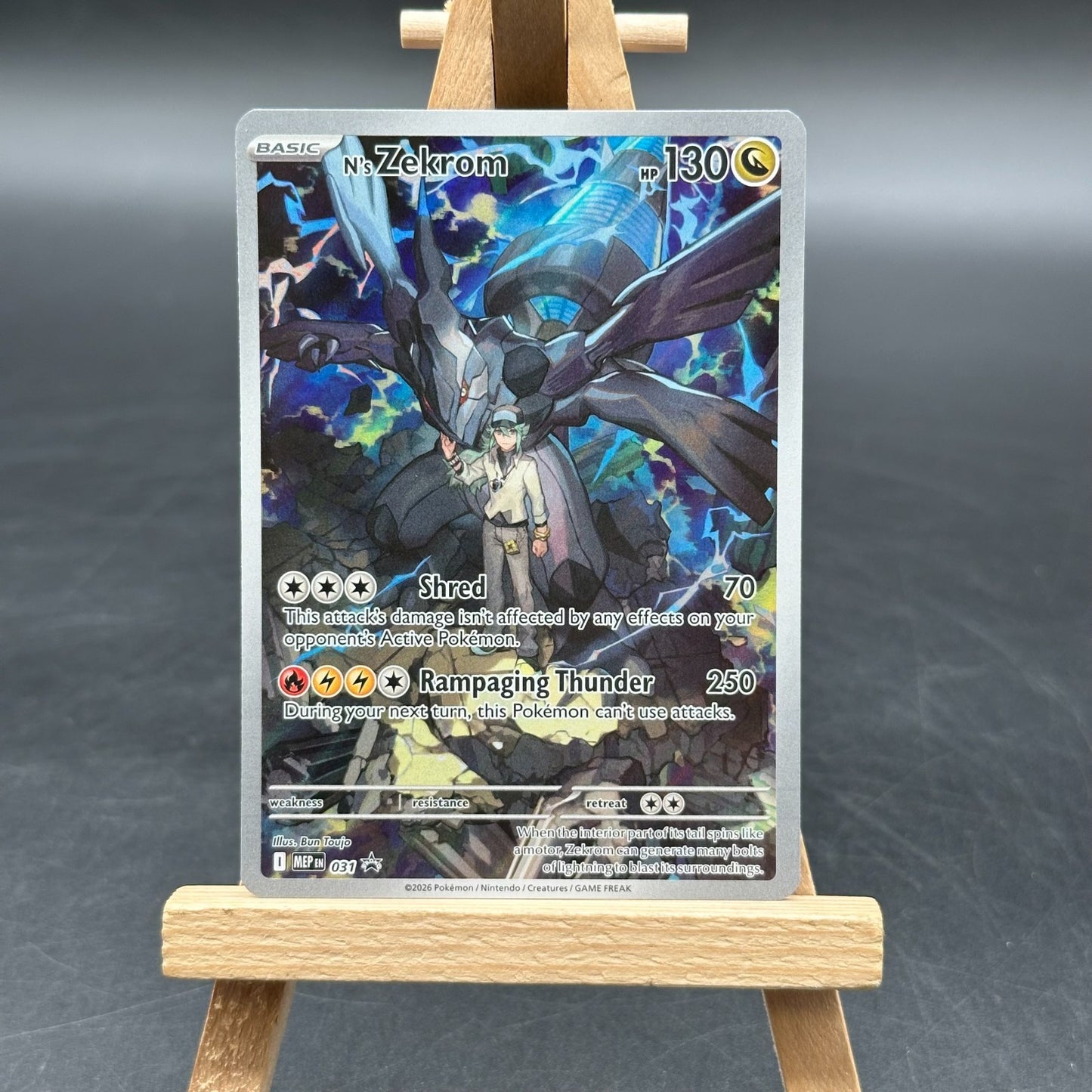 Pokémon TCG N's Zekrom Promo Holo MEP 031 Englisch