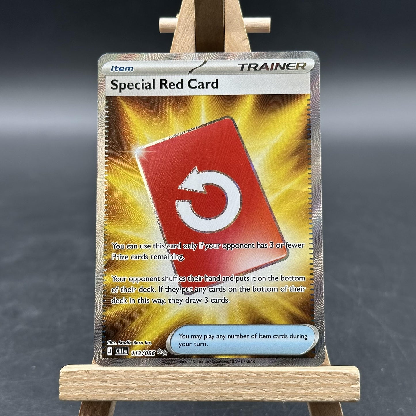 Special Red Card - Chaos Rising - CRI 113/86 (Pokémon TCG, Englisch)