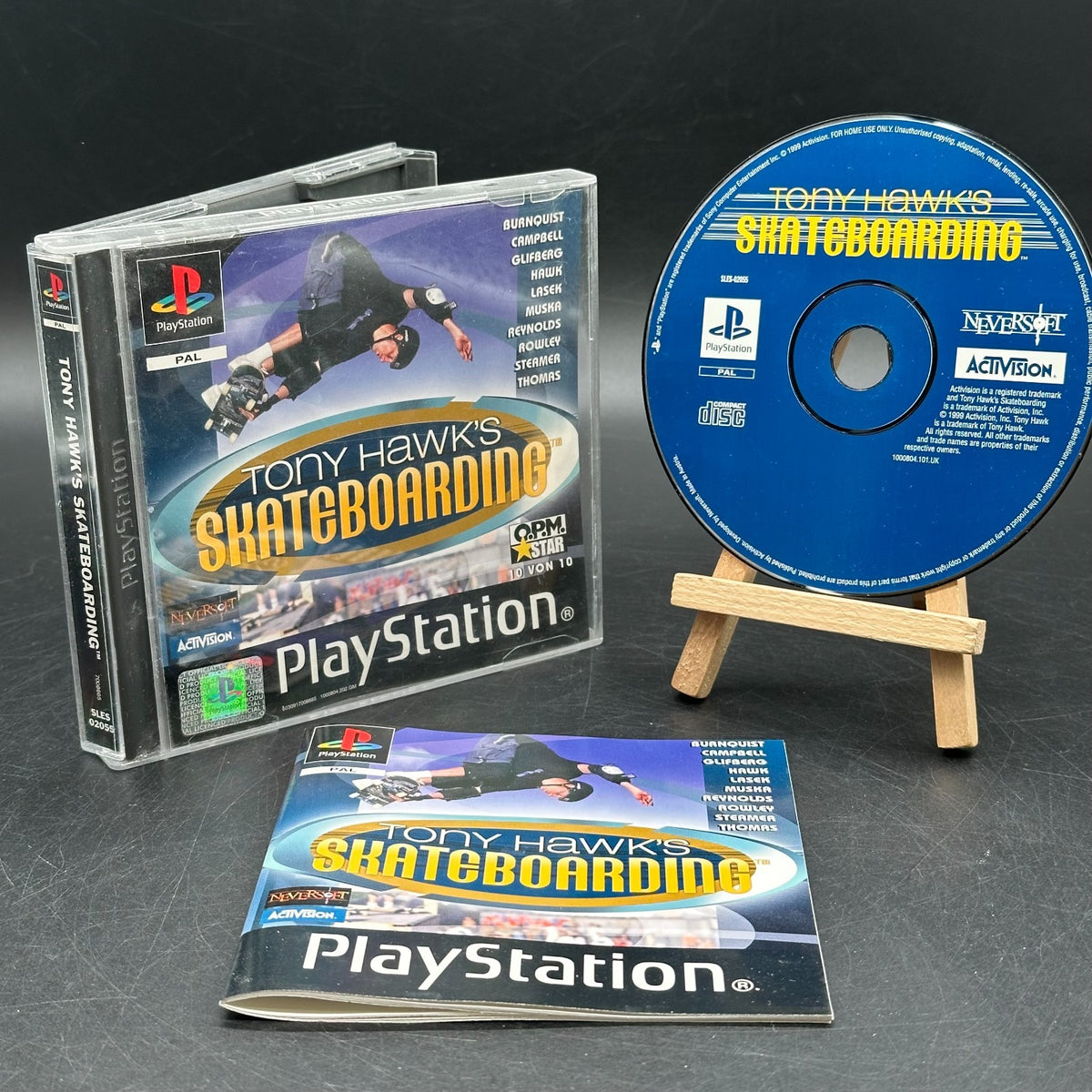 Tony Hawk‘s Pro Skater (PlayStation 1, PS1) - CD aufpoliert ✅