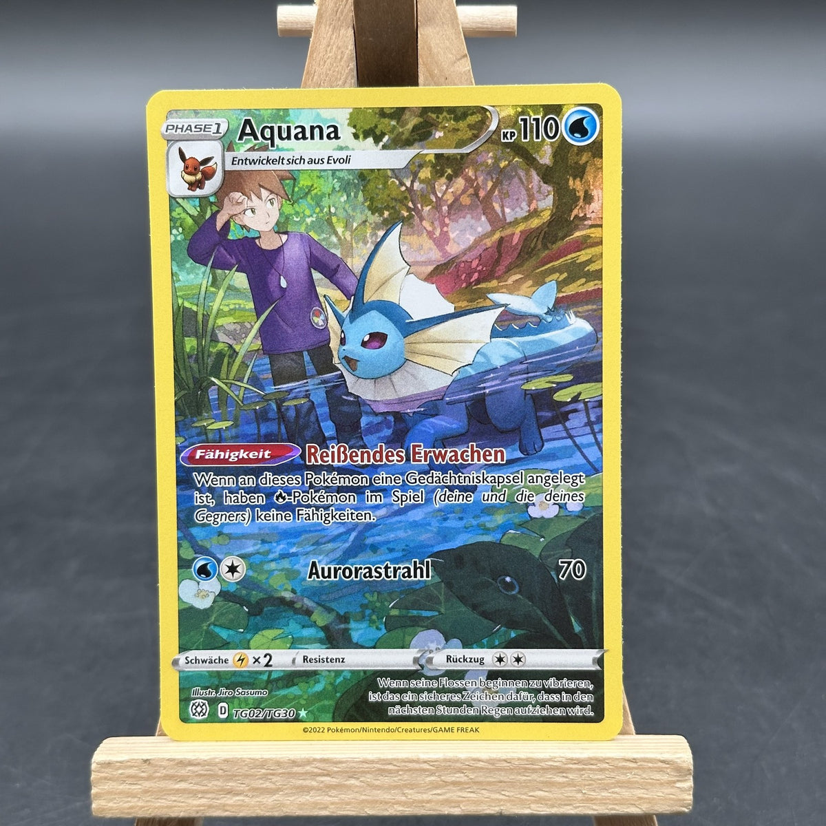 Aquana - Strahlende Sterne Trainer-Galerie - TG02 (Pokémon TCG, Deutsch, NM)