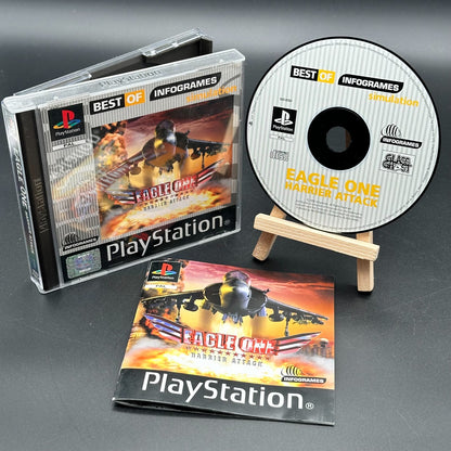 Eagle One Harrier Attack (PlayStation 1, PS1) - CD aufpoliert ✅