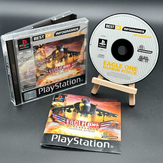 Eagle One Harrier Attack (PlayStation 1, PS1) - CD aufpoliert ✅