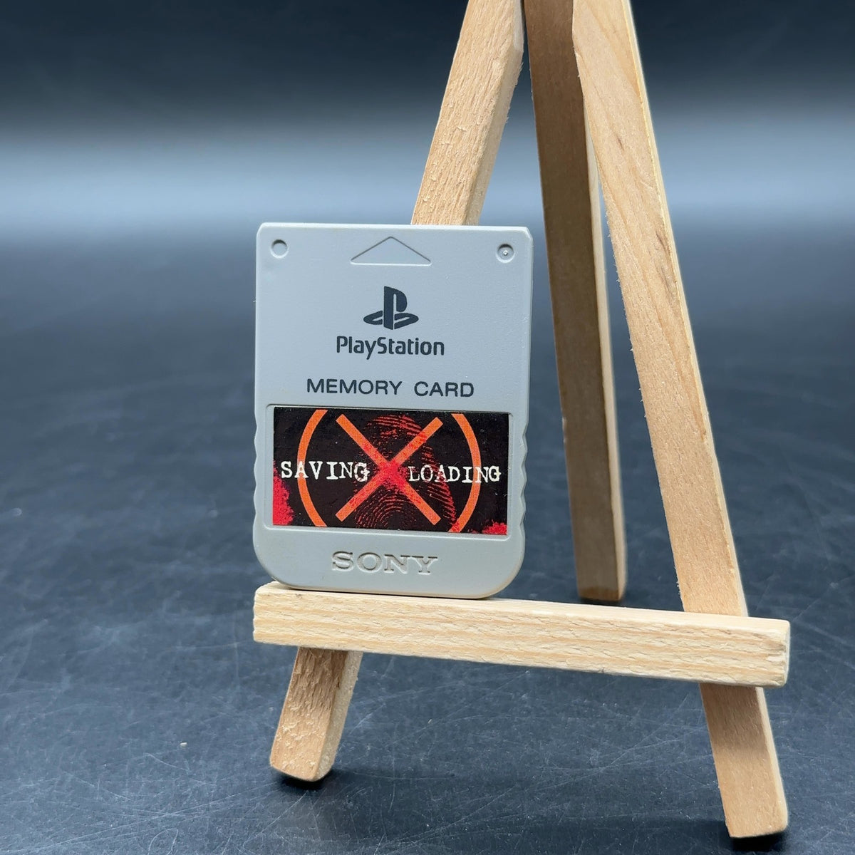 Original Sony PlayStation Memory Card Speicherkarte PlayStation 1 PS1 Grau