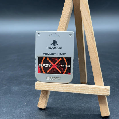 Original Sony PlayStation Memory Card Speicherkarte PlayStation 1 PS1 Grau