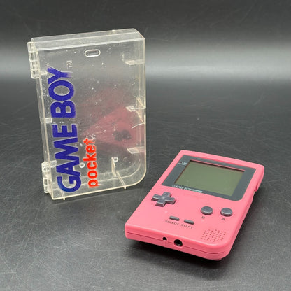 Nintendo Game Boy Pocket | Rosa | Handheld-Spielkonsole inkl. Case
