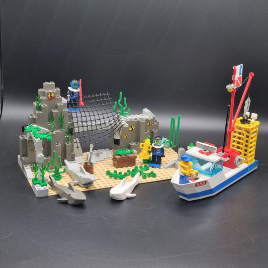 LEGO 6558 Shark Cage Cove mit Anleitung