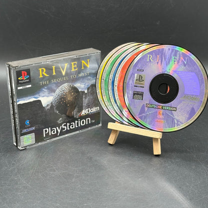Riven - The Sequel To Myst (Playstation 1, PS1) - CD aufpoliert ✅