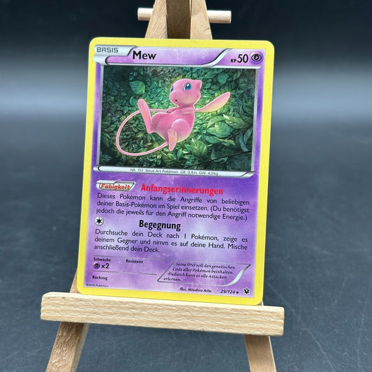 Mew Holo 29/124 Schicksalsschmiede deutsch Pokemon Karten