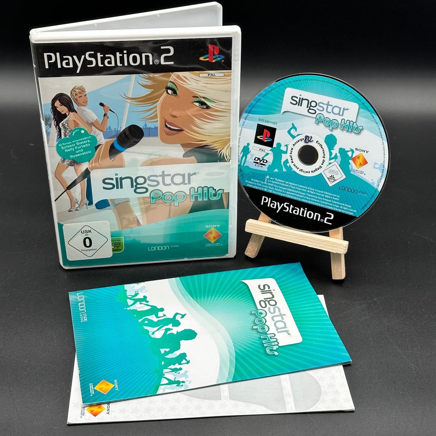 SingStar: Pop Hits (PlayStation 2, PS2) - CD aufpoliert ✅