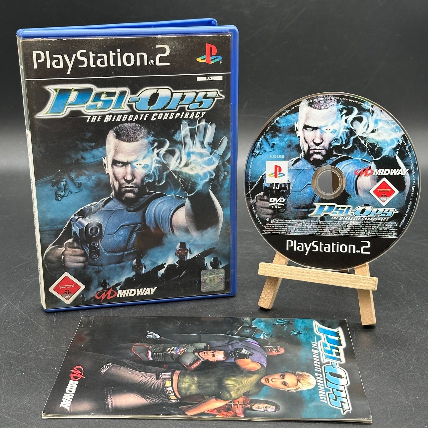 Playstation 2 *Psi-Ops: The Mindgate Conspiracy* PS2 OVP mit Anleitung USK 18