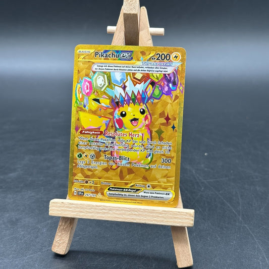 Pokémon Pikachu EX Stürmische Funken SSP 247/191 - Deutsch