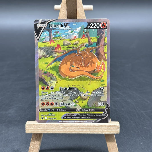 Glurak V - SCSC Promokarten - swshp SWSH260 (Pokémon TCG, Deutsch, Near Mint)