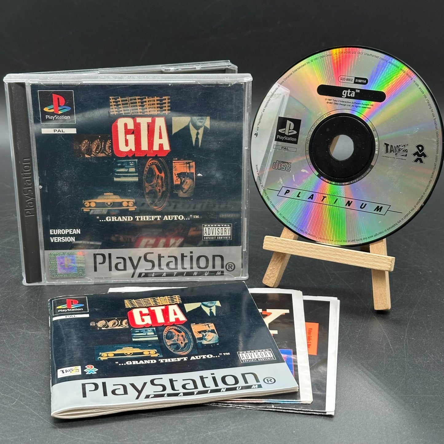GTA / Grand Theft Auto (PlayStation 1, PS1) - CD aufpoliert ✅