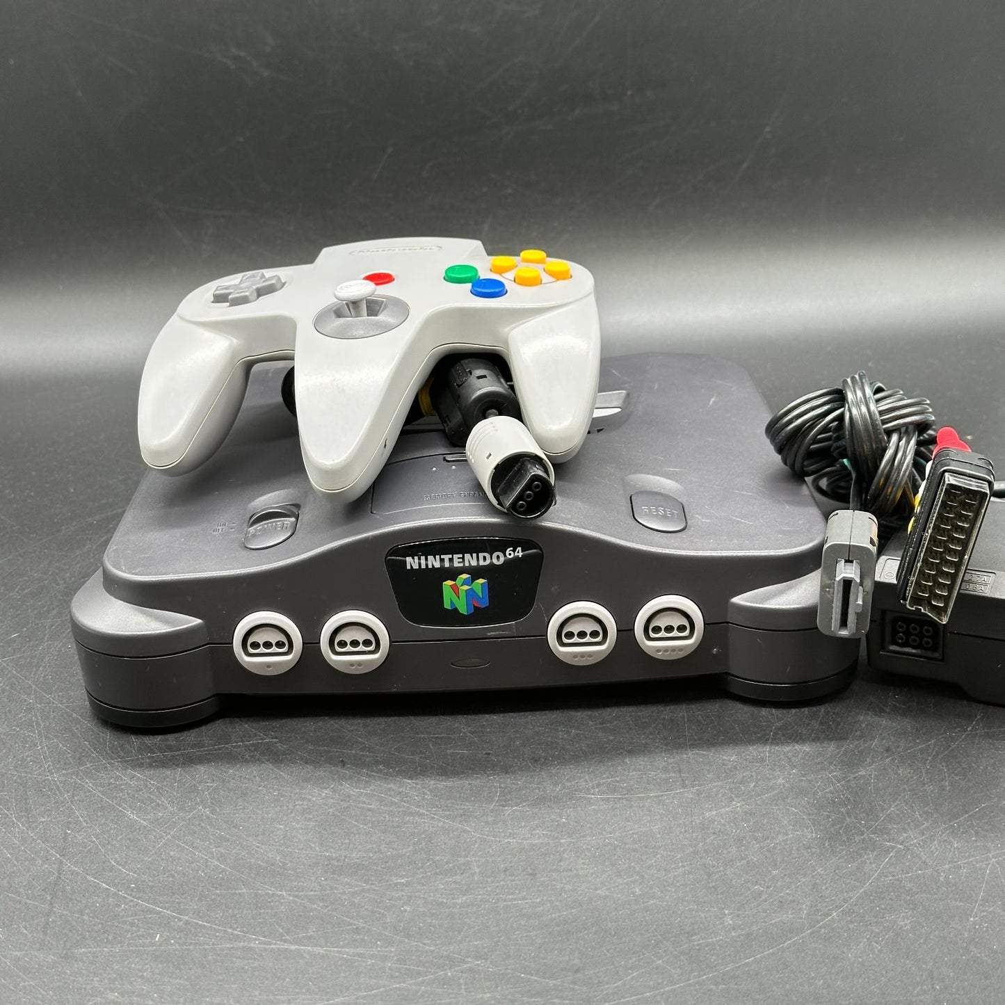 Nintendo 64 / N64 Konsole mit Controller Pak und Expansion Pak