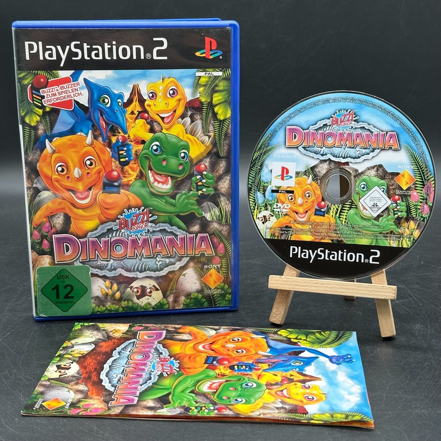 Buzz! Junior: Dinomania (Sony PlayStation 2) PS2 | Spiel + Anleitung