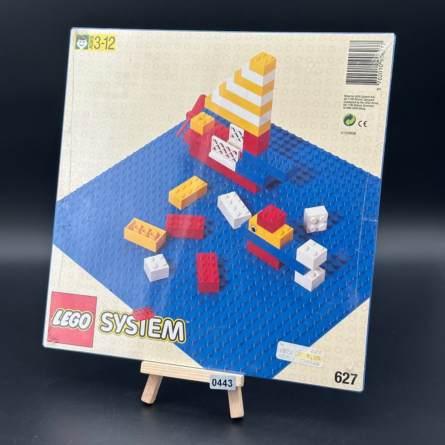 LEGO System 627 Grundbauplatte blau 32x32 Noppen - NEU OVP