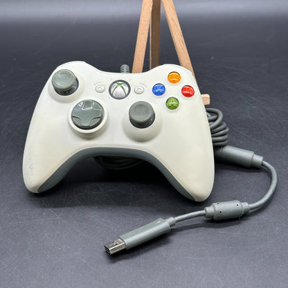 Original Microsoft Xbox 360 Controller - Weiß - Kabelgebunden