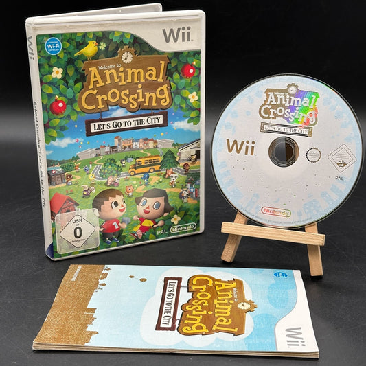 Animal Crossing - Let's go to the City (Nintendo Wii) - CD aufpoliert ✅
