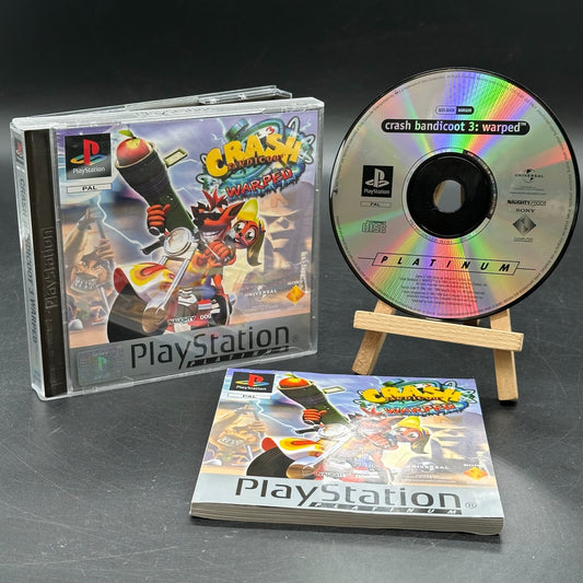 Crash Bandicoot 3 - Warped (PlayStation 1, PS1) - CD aufpoliert ✅