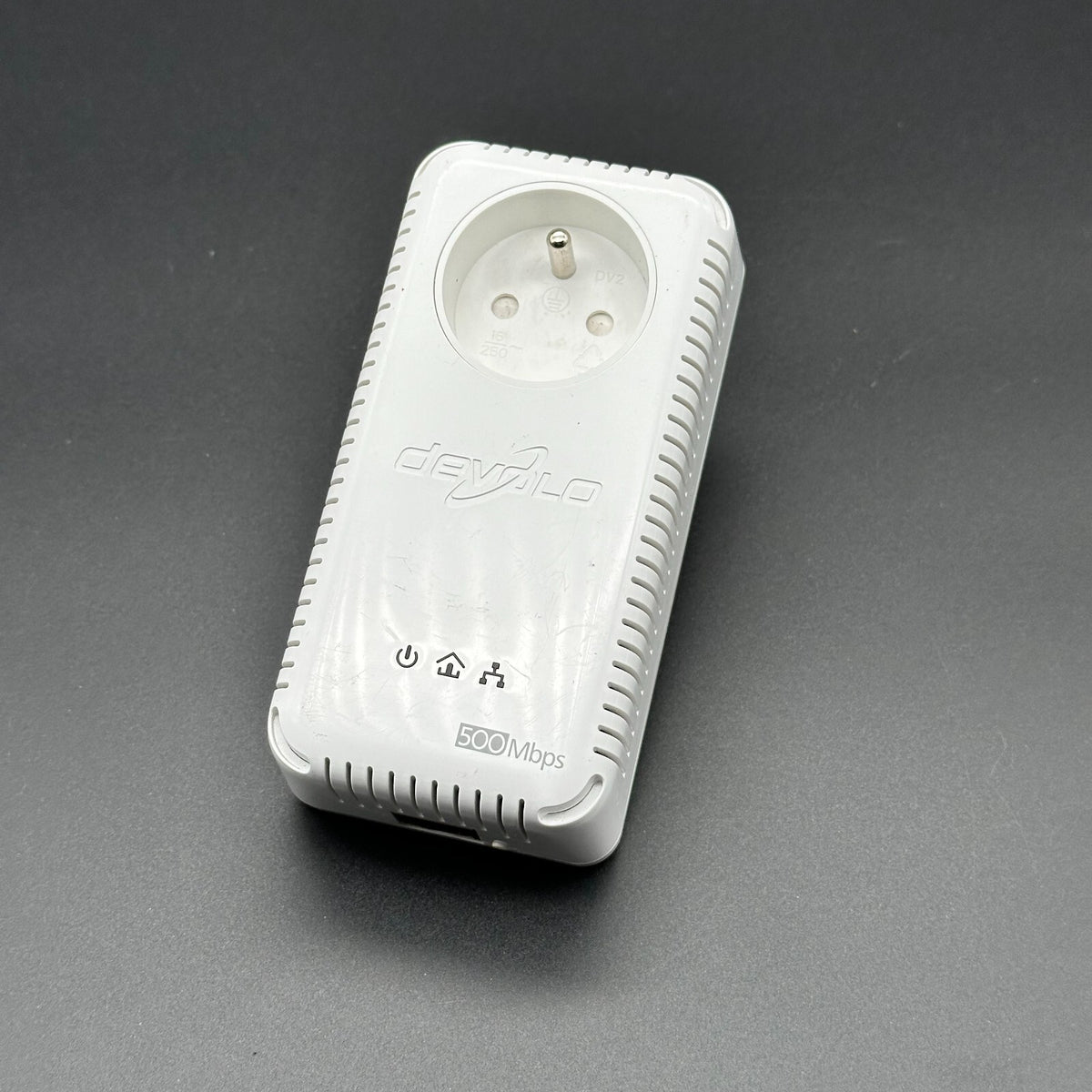 devolo dLAN 500 AVplus Powerline Adapter - 1 LAN-Port - Typ-E-Steckdose
