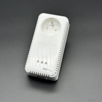 devolo dLAN 500 AVplus Powerline Adapter - 1 LAN-Port - Typ-E-Steckdose
