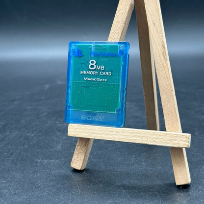 Original PS2 Memory Card | 8MB | Blau Transparent