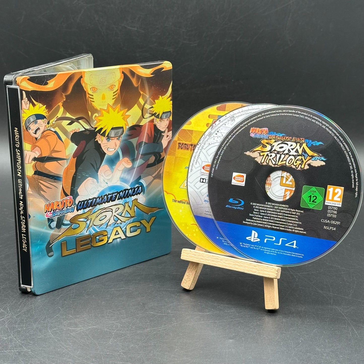 Naruto Shippuden Ultimate Ninja Storm Legacy (Playstation 4, PS4) in Steelbook